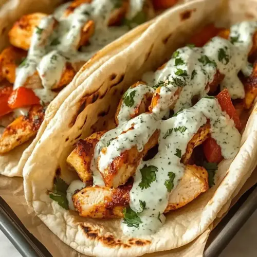 Savor Easy Sheet Pan Chicken Pitas with Zesty Herby Ranch 13 Sheet Pan Chicken Pitas