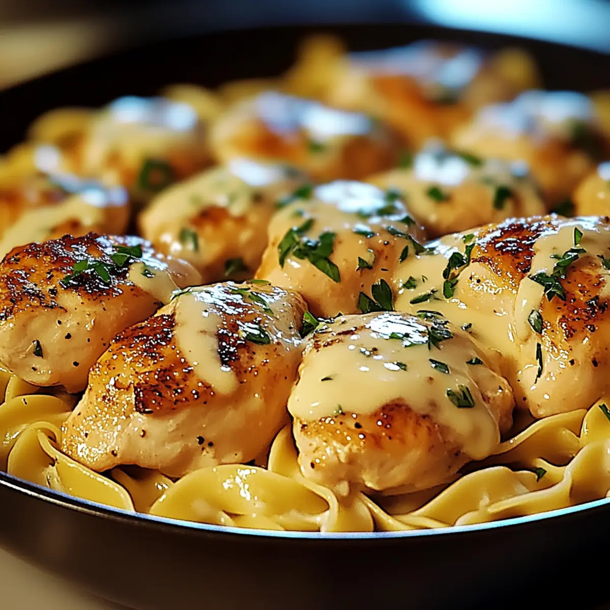 Chicken with Buttered Noodles
