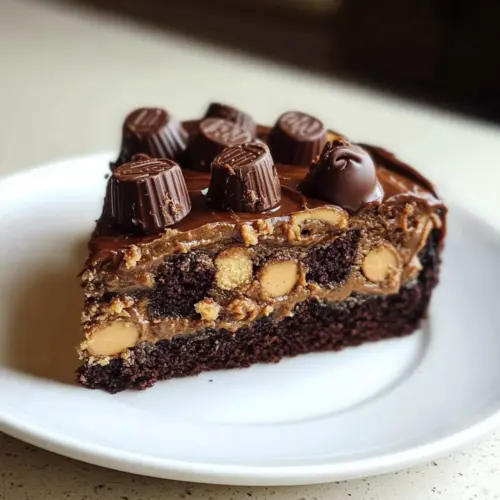 Peanut Butter Earthquake Cake