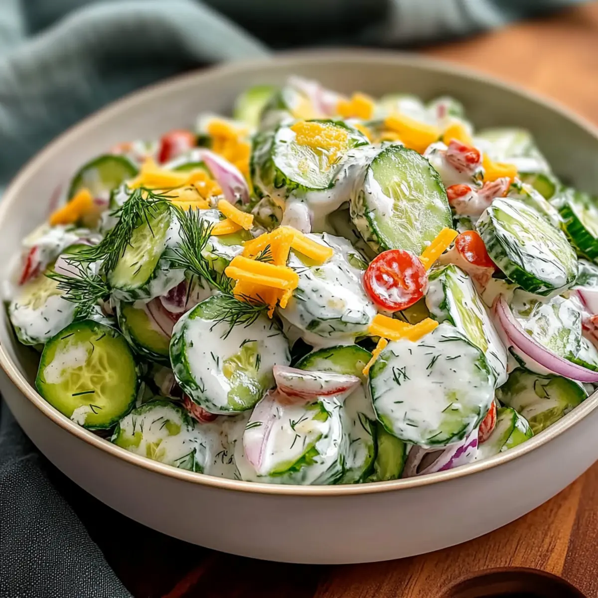 Cucumber Ranch Crack Salad: