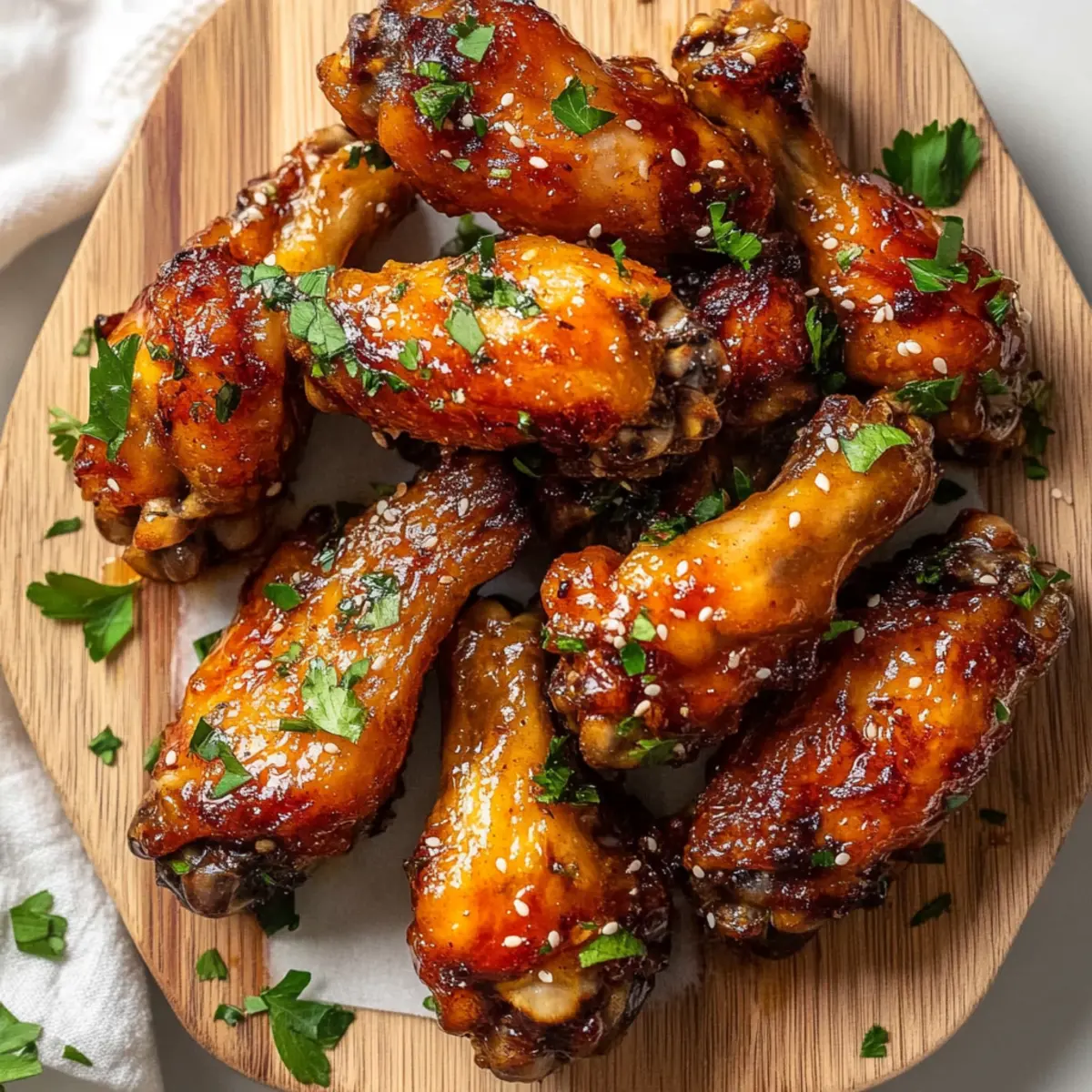 Honey-Glazed Chicken Wings