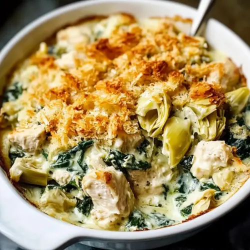 Spinach and Artichoke Chicken Casserole
