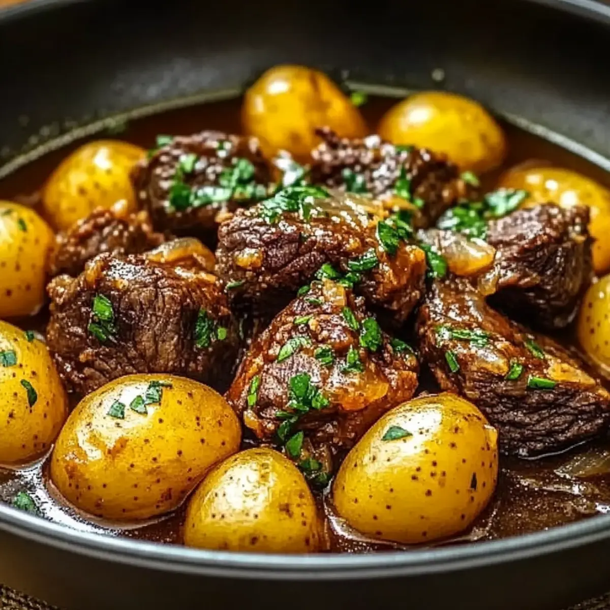 Slow Cooker Garlic Butter Beef