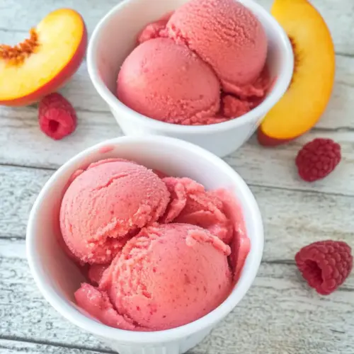 Raspberry Peach Sorbet