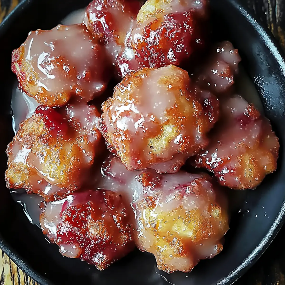 Rhubarb Fritters