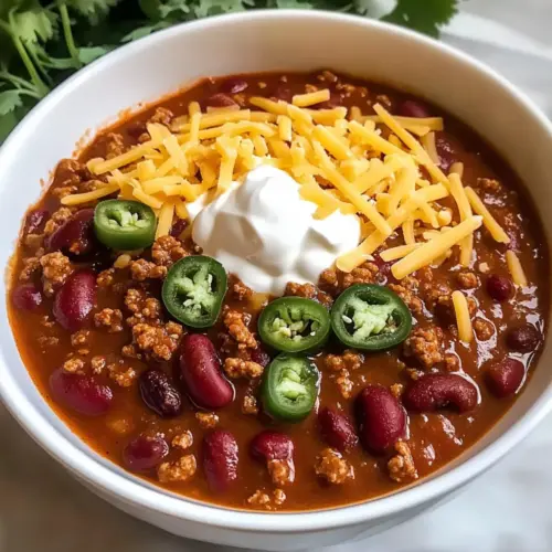 Delicious Spicy Crockpot Chili
