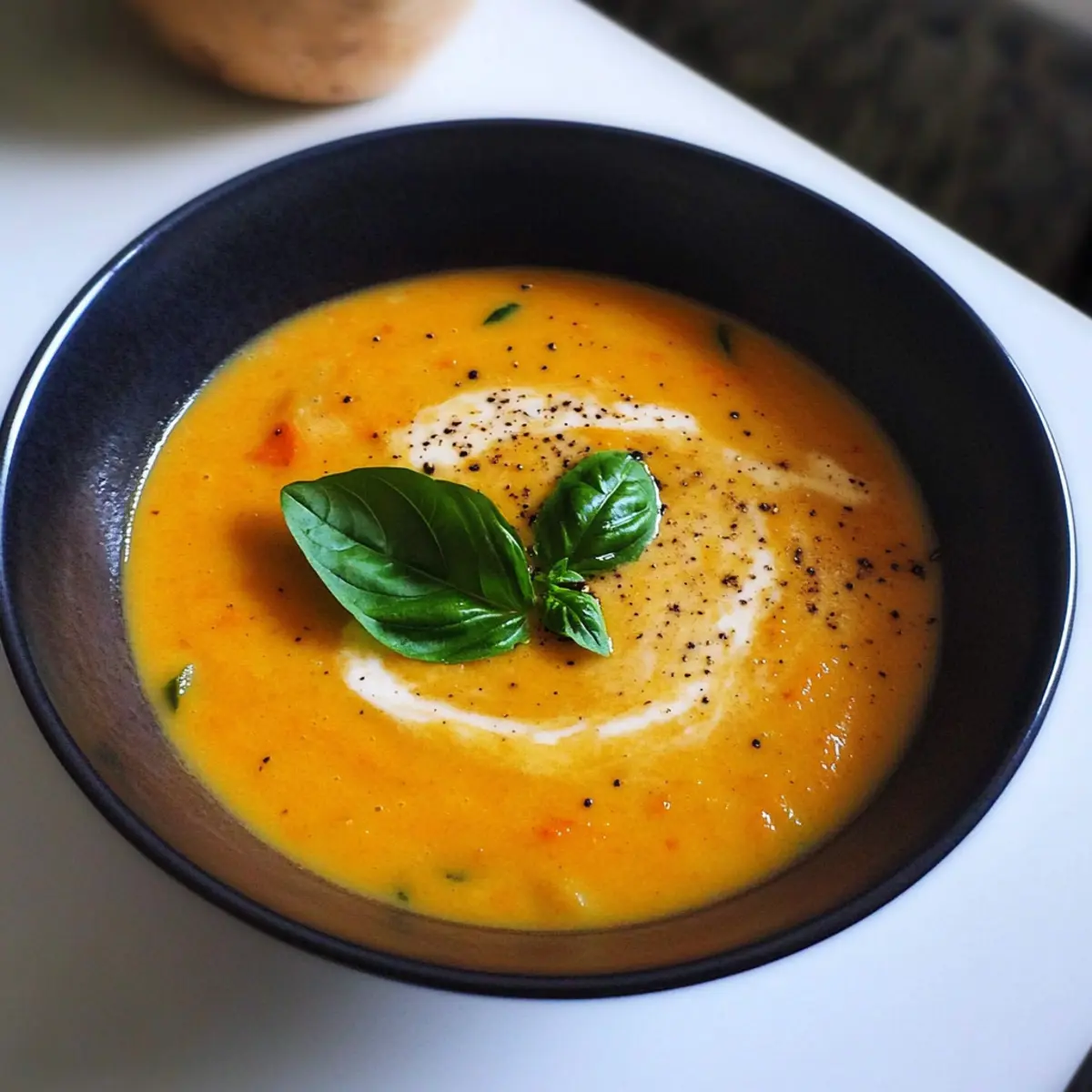 Creamy Roasted Veggie Soup