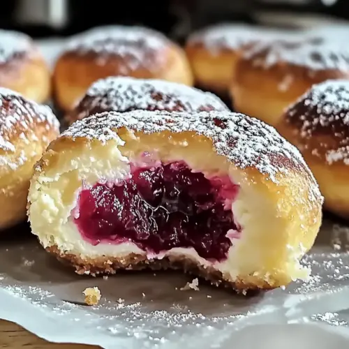 Rhubarb Cheesecake Bombs