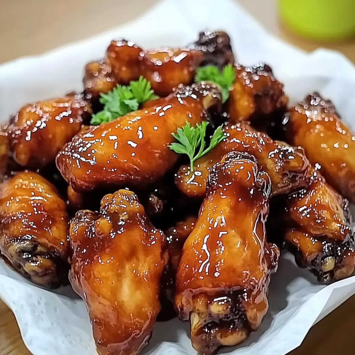 Honey Barbecue Chicken Wings