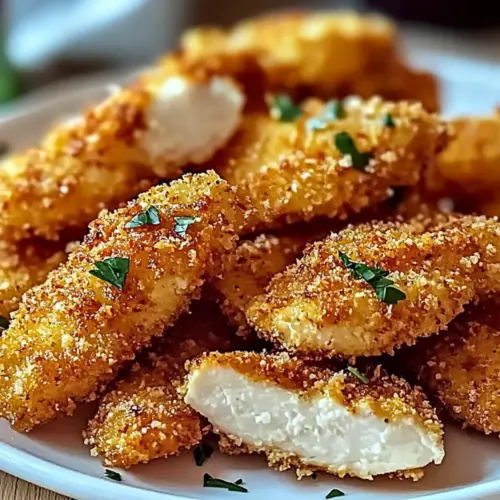 Crispy Parmesan Chicken Tenders