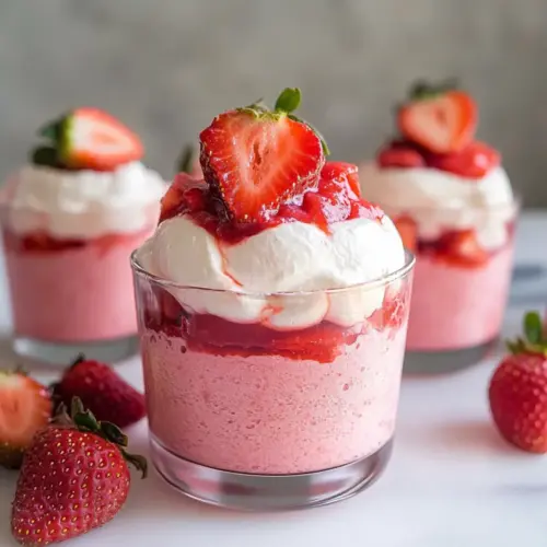Fresh Strawberry Mousse