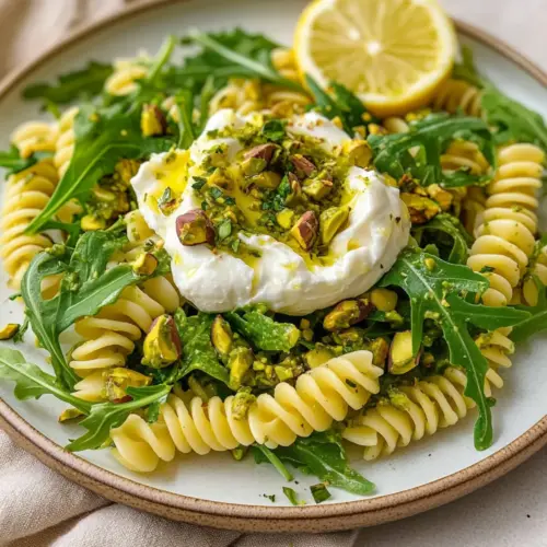 Lemon Burrata Pasta Salad