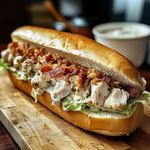 Savory Chopped Chicken Beef Bacon Ranch Sub You’ll Crave 15 hopped Chicken Beef Bacon Ranch