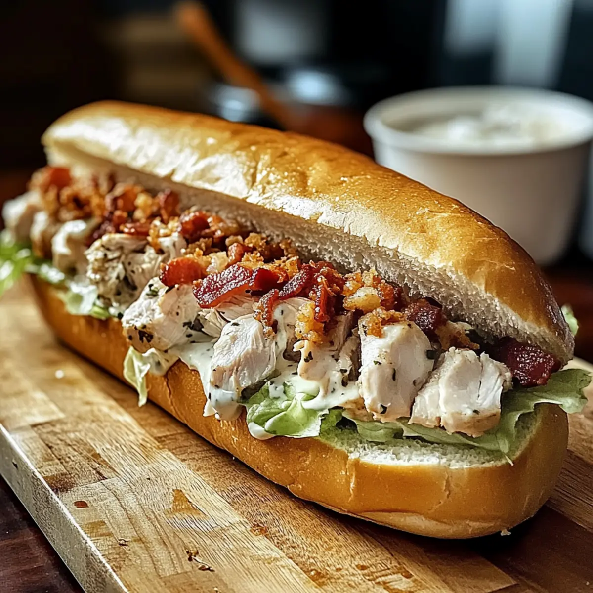 hopped Chicken Beef Bacon Ranch