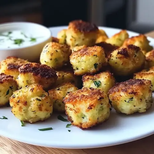 Crispy Greek Zucchini Tots