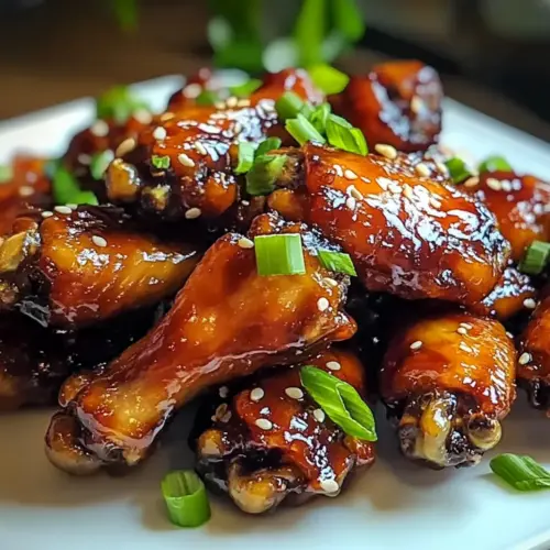 Sticky Teriyaki Baked Wings