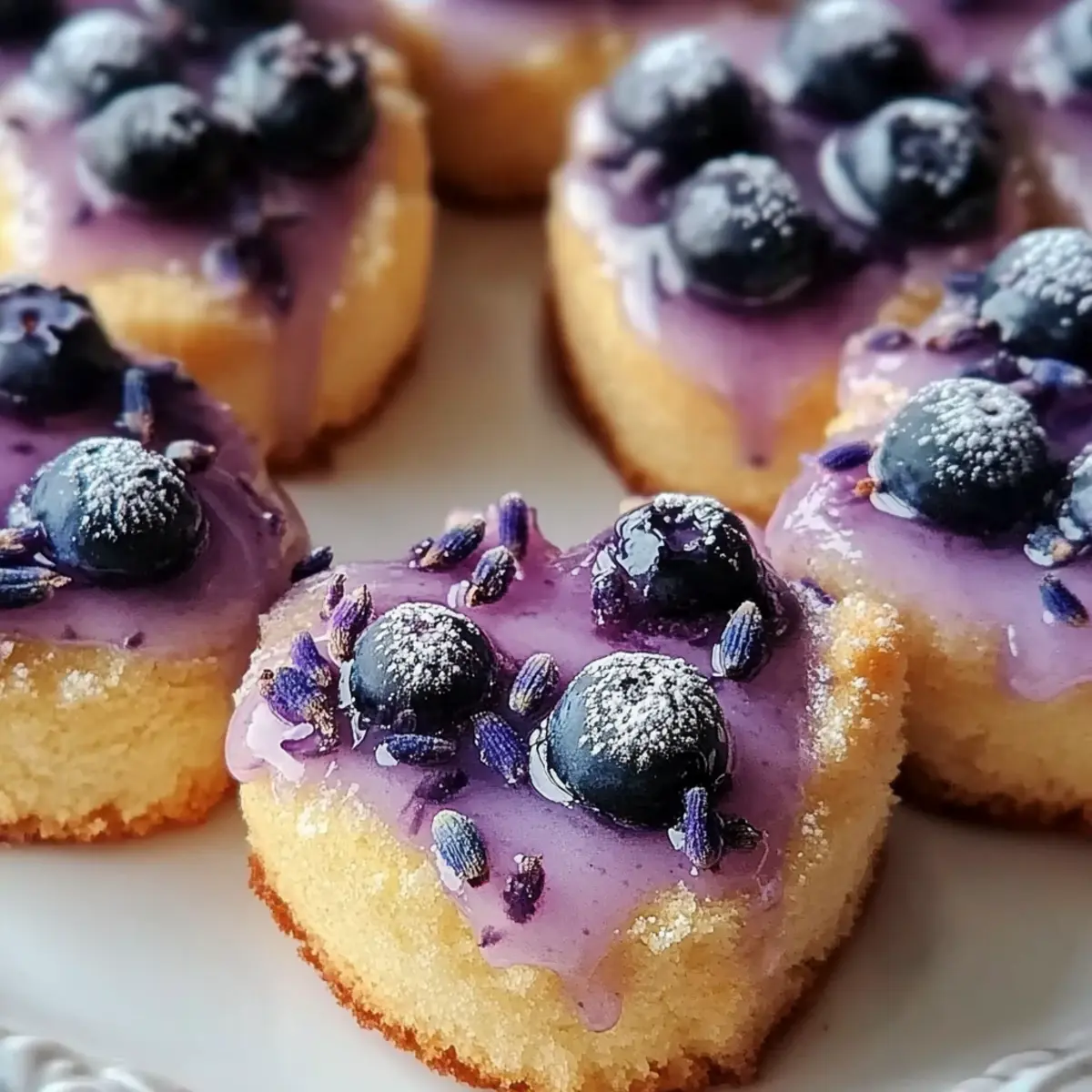 Lavender Blueberry Tea Cakes