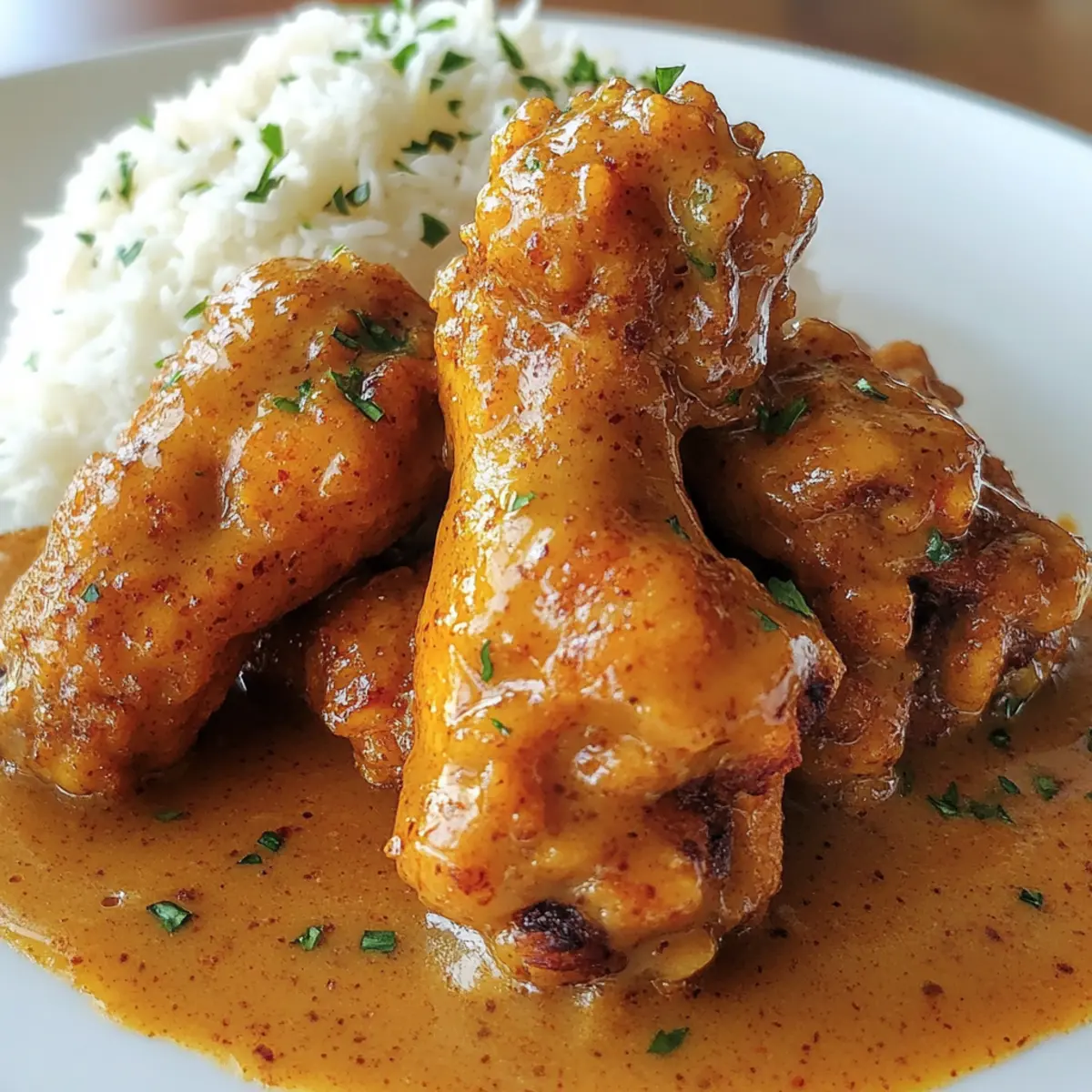 Savory Smothered Chicken Wings for Ultimate Comfort Food Bliss 4 smothered chicken wings
