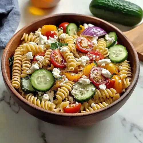 High Protein Greek Pasta Salad: Fresh & Satisfying Delight 6 High Protein Greek Pasta Salad