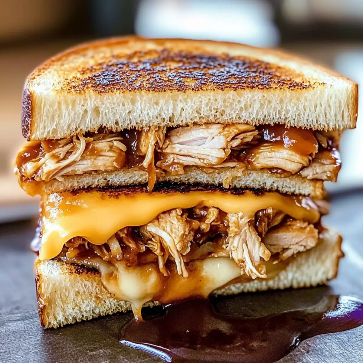 BBQ Chicken Grilled Cheese for Ultimate Comfort Food Bliss 1 bb9d446b acee 4ca0 8f82