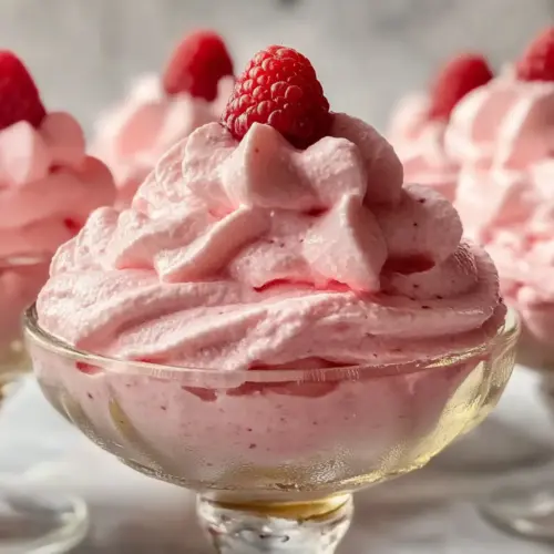 Light and Airy Raspberry Mousse