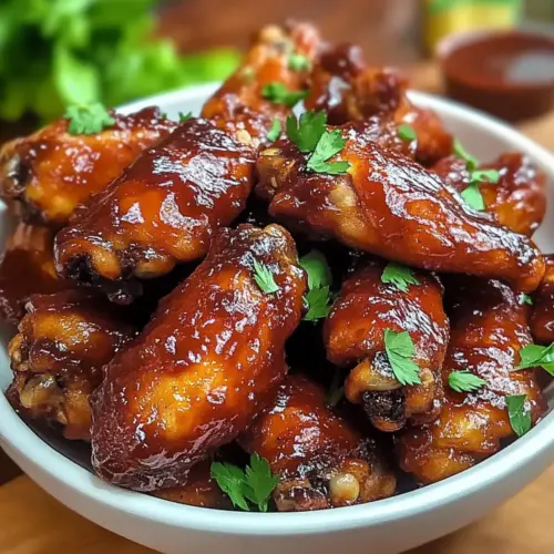 Honey Barbecue Chicken Wings