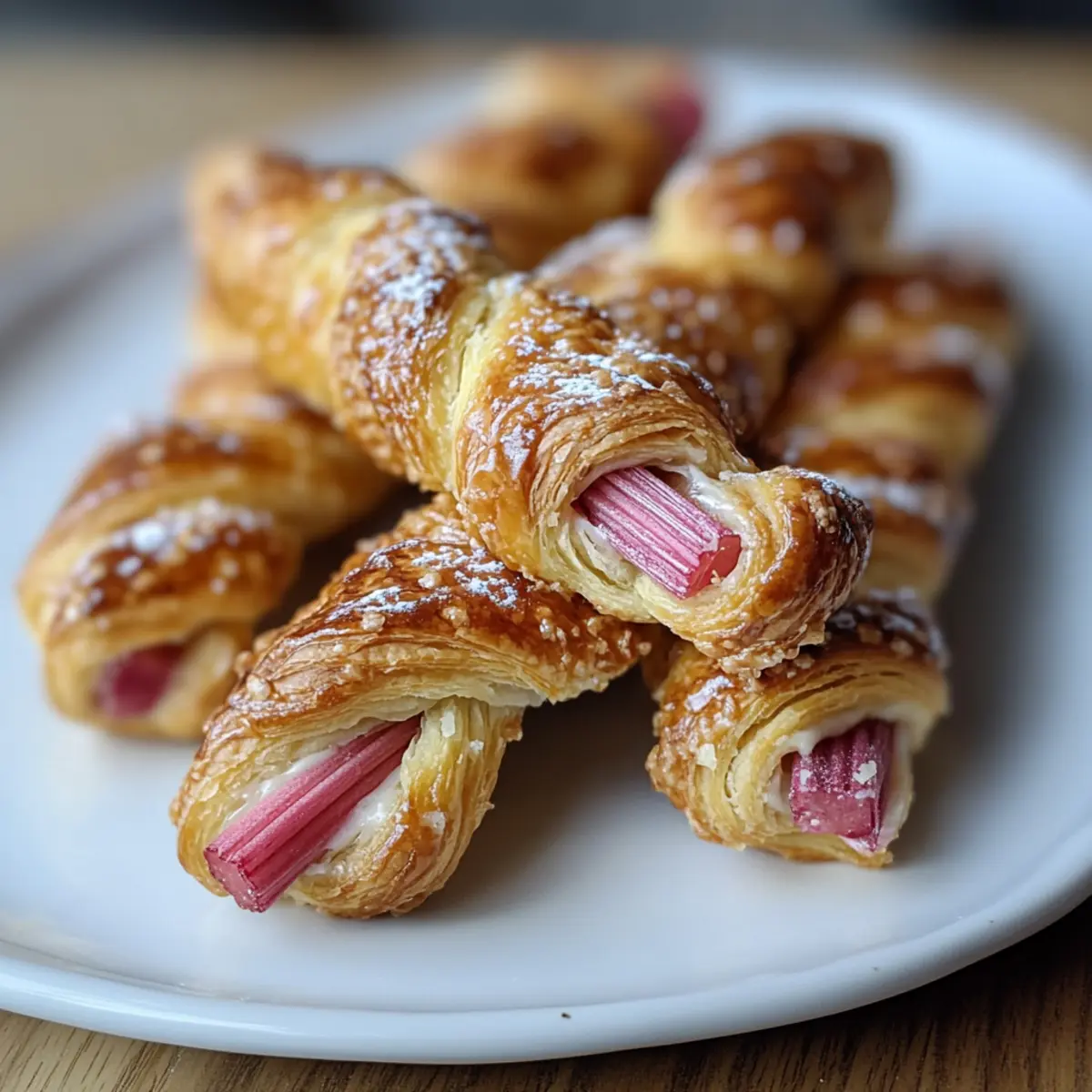 Rhubarb Cream Cheese Danish Twists Bakery Bliss