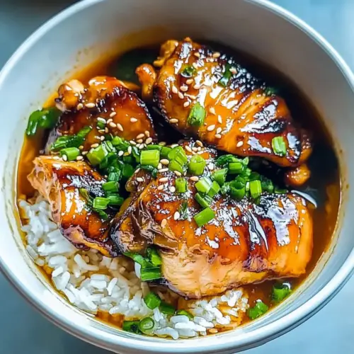 Caramelised Soy Chicken in Garlic Ginger Broth