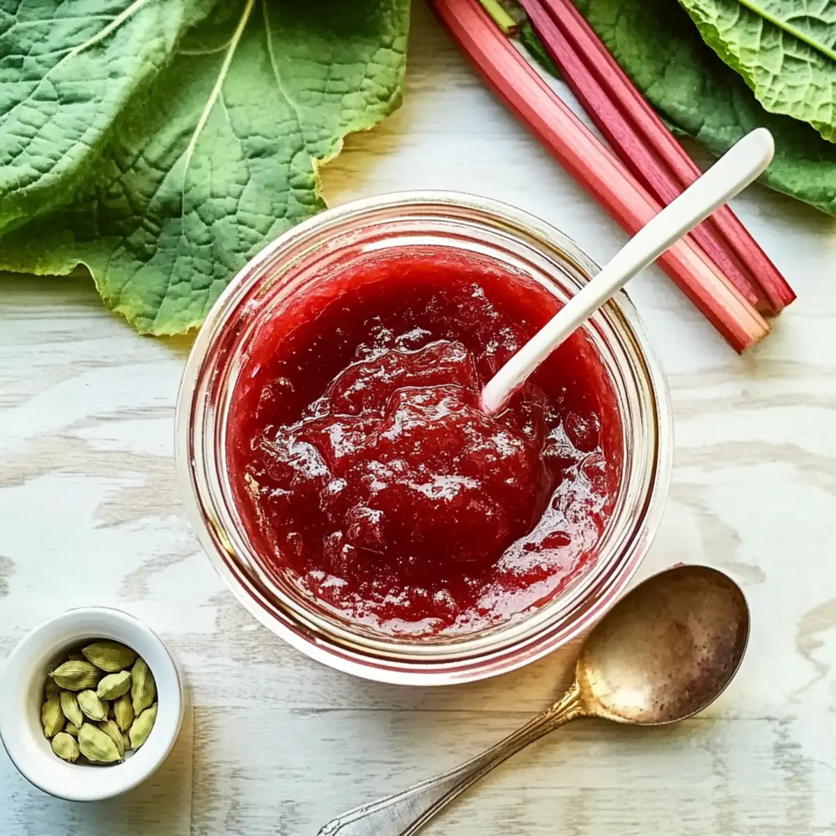 Maple Rhubarb Jam
