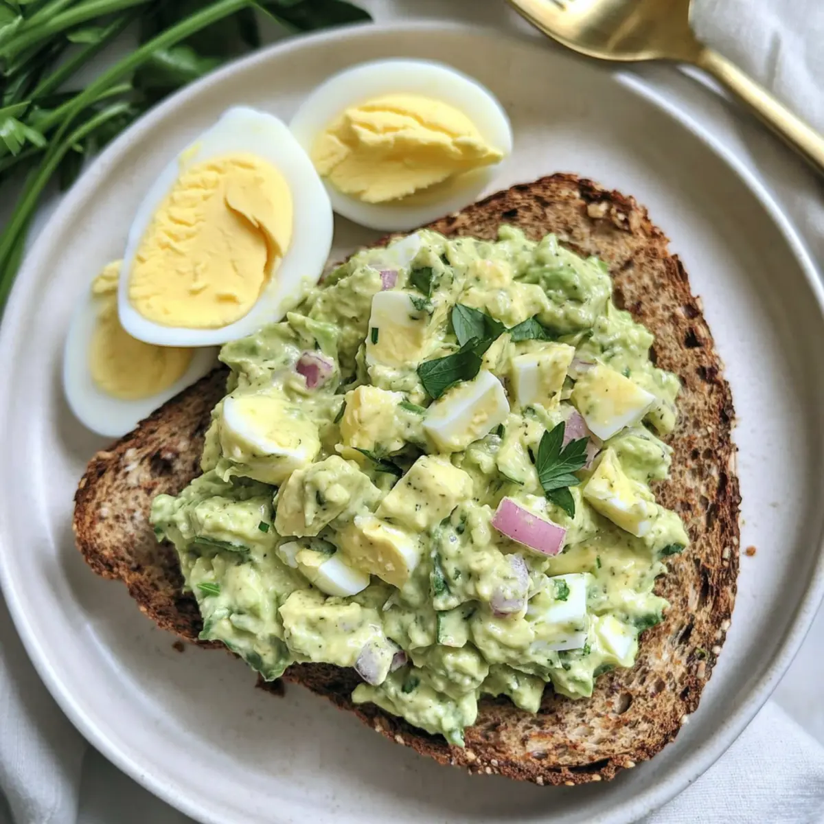Herby Avocado Egg Salad