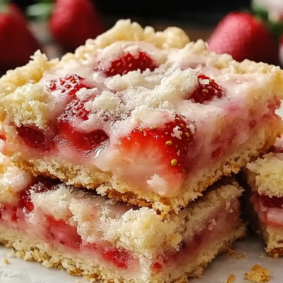 Strawberry Shortcake Bars