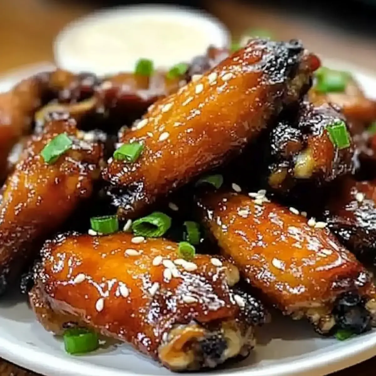 Sticky Soy Chicken Wings