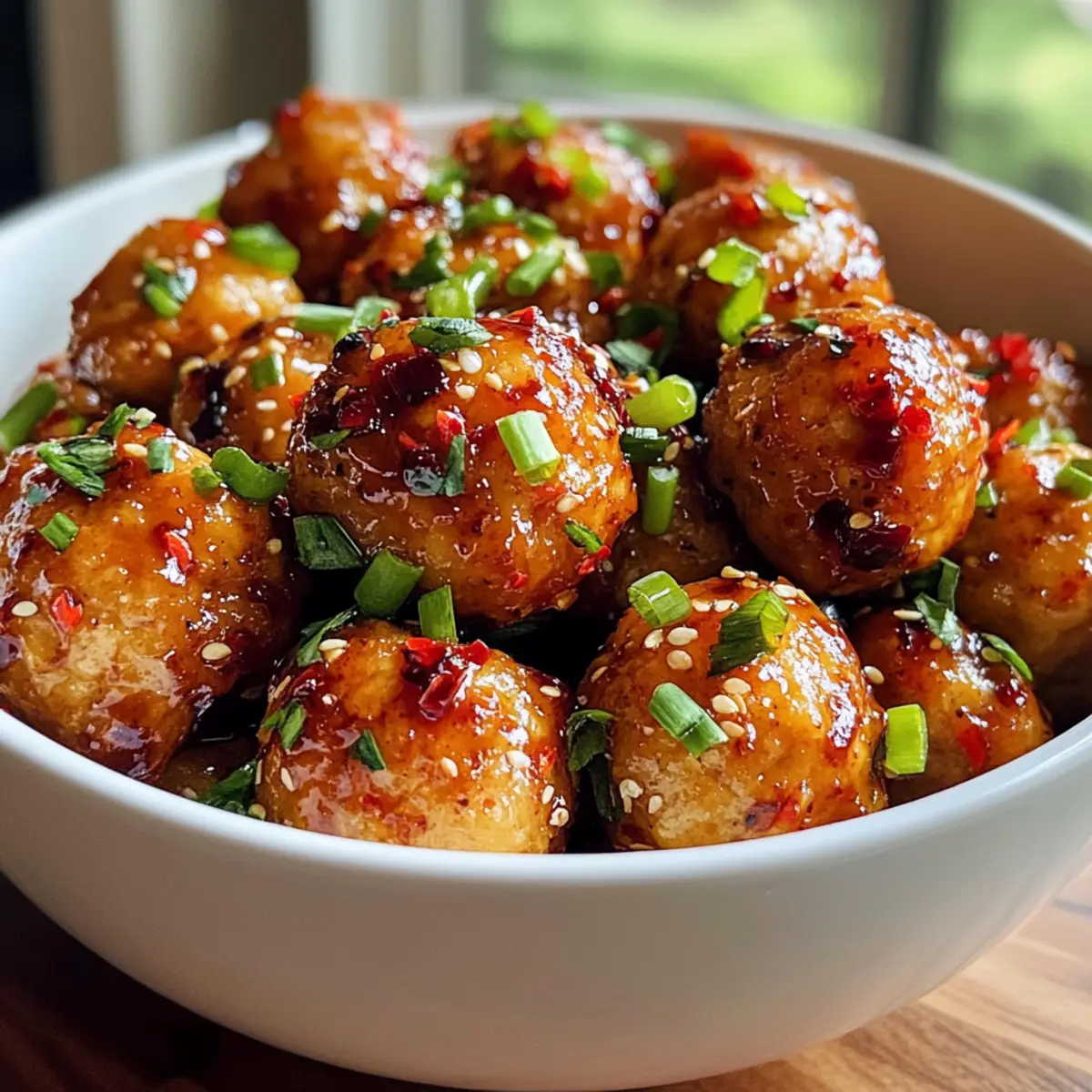 Sweet Chili Tofu Balls: Crispy, Flavor-Packed Vegan Delight 12 Sweet Chili Tofu Balls