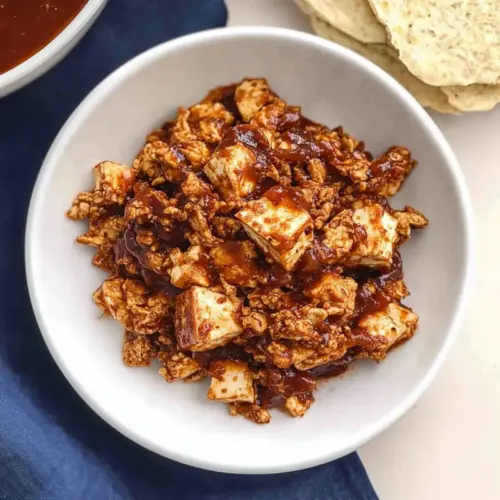 Baked BBQ Shredded Tofu