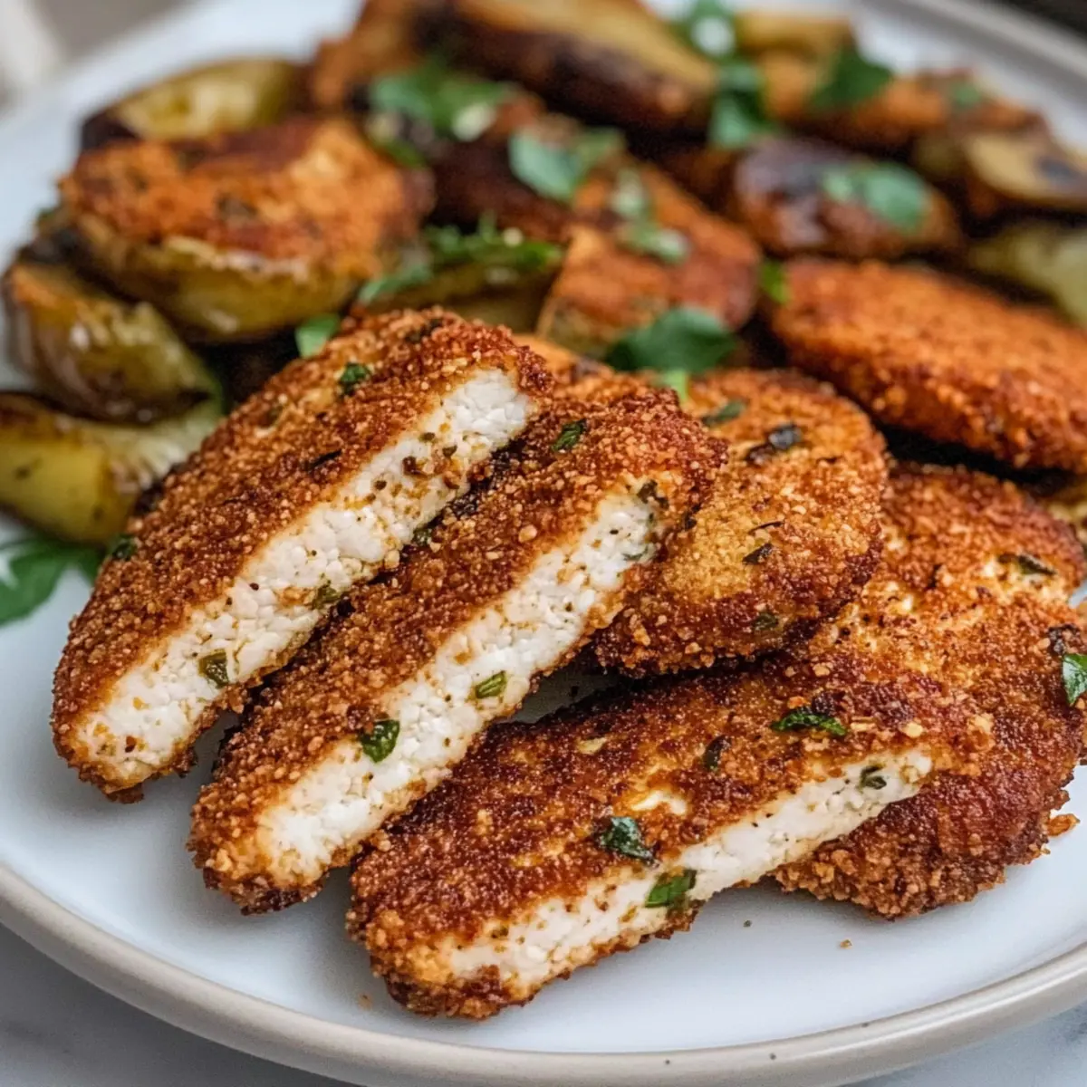 Crispy Herbed Tofu