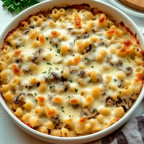 Mushroom Pasta Bake