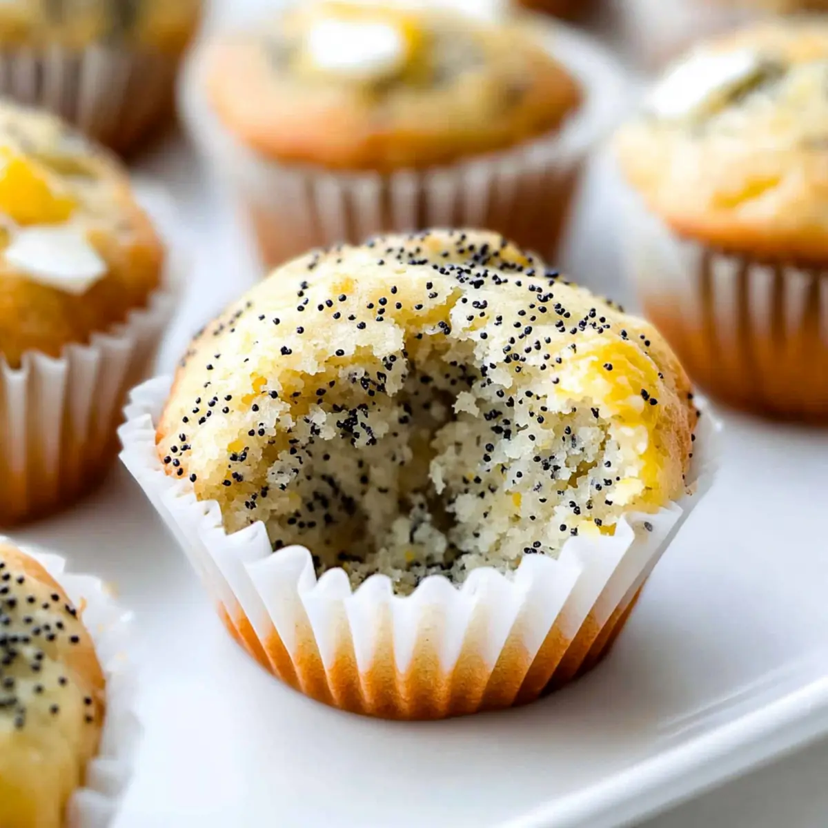 Healthy Lemon Poppy Seed Muffins