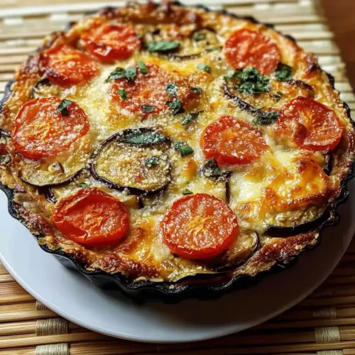 Tomato and Eggplant Pie