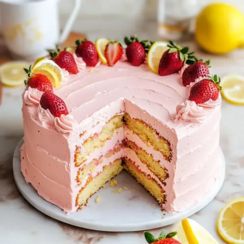 Strawberry Lemon Cake