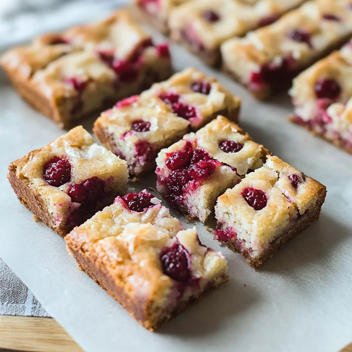 Raspberry White Chocolate Brownies