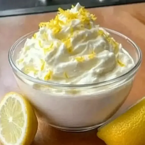 Lemon Cottage Cheese Pudding