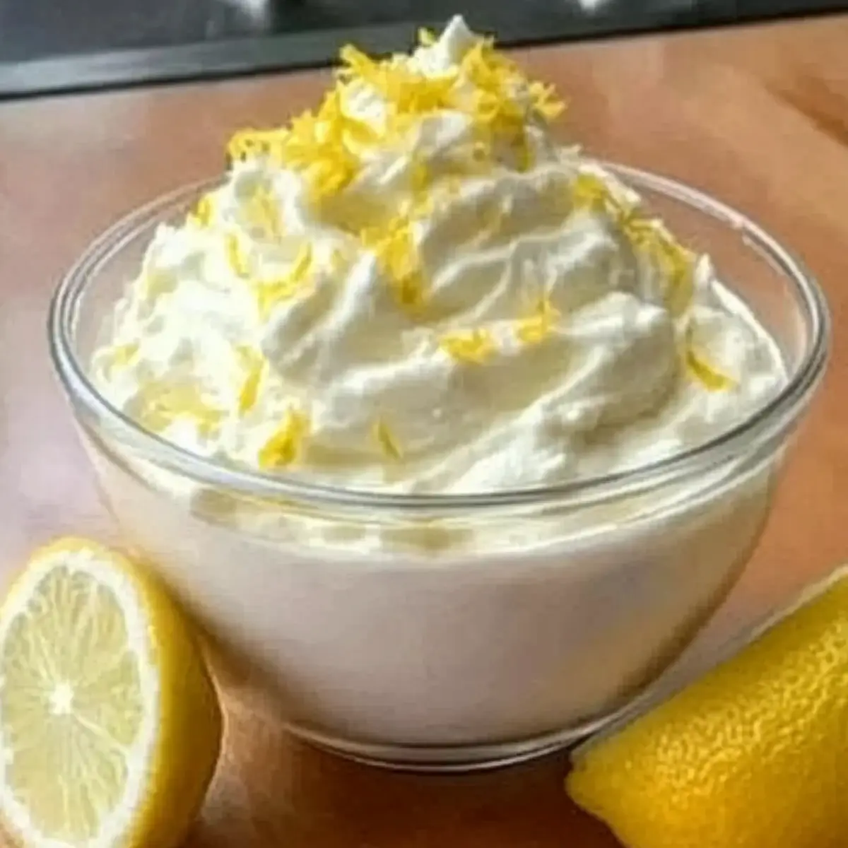 Lemon Cottage Cheese Pudding