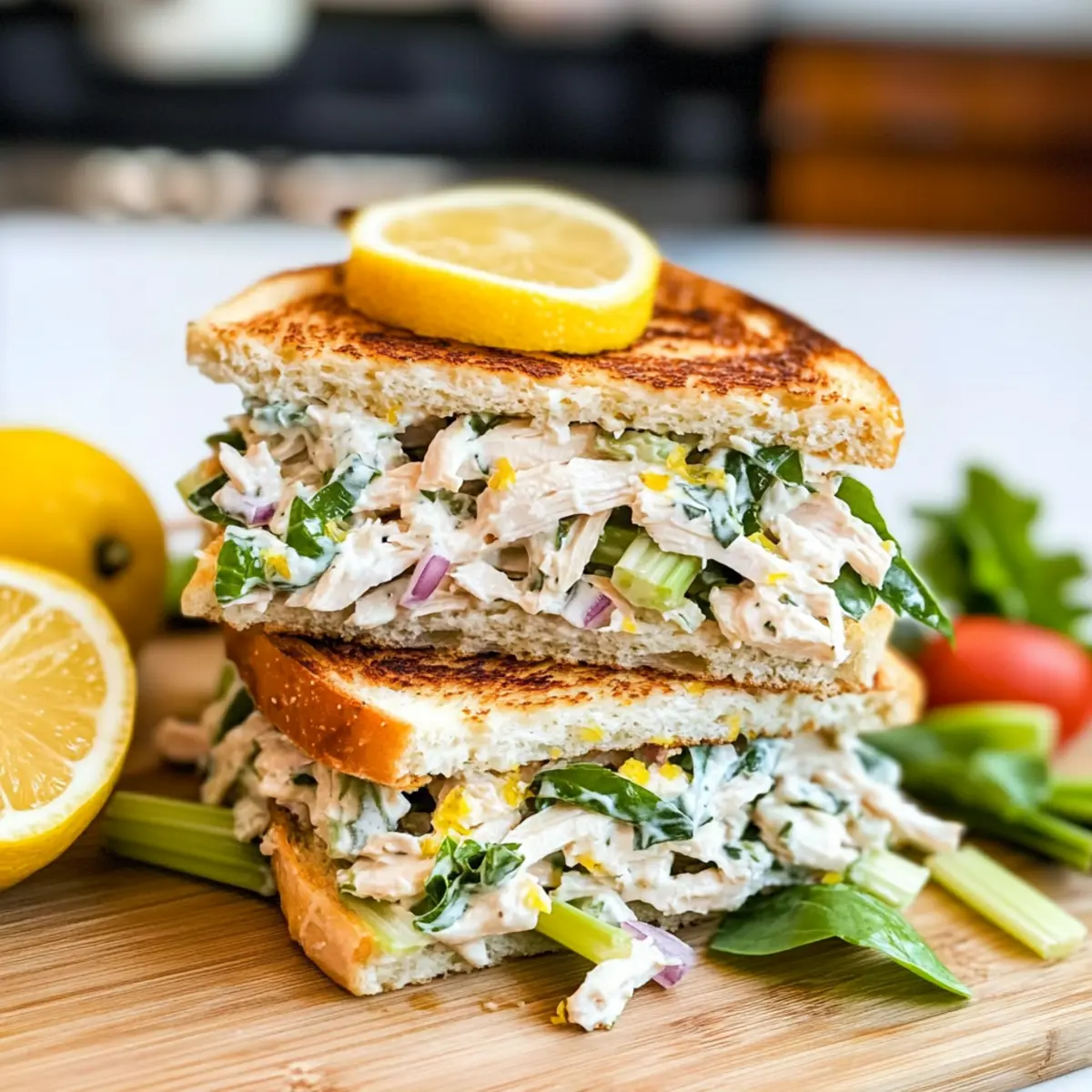 Lemon Basil Chicken Salad