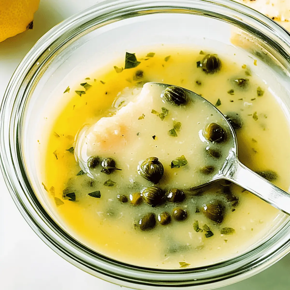 Lemon Butter Caper Sauce
