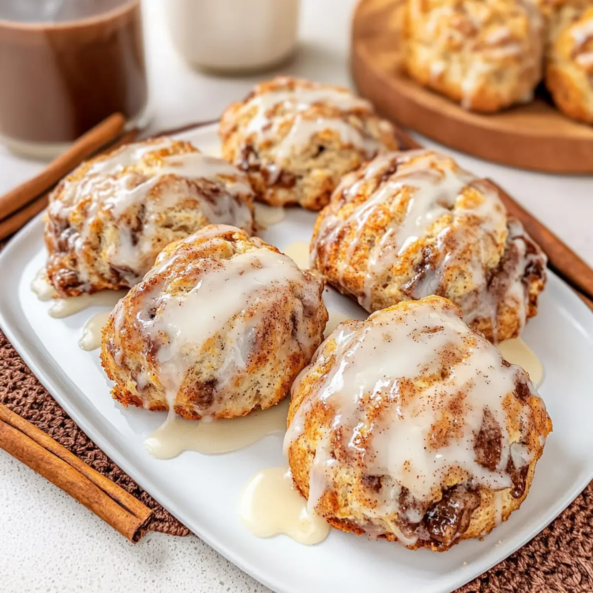 Cinnamon Bun Scones