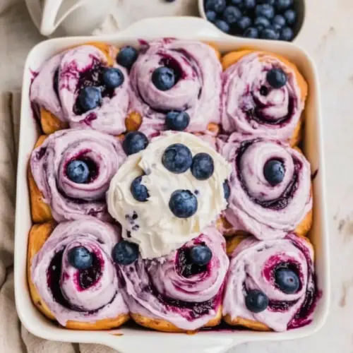 Blueberry Cinnamon Rolls
