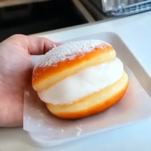 Korean Milk Cream Donut