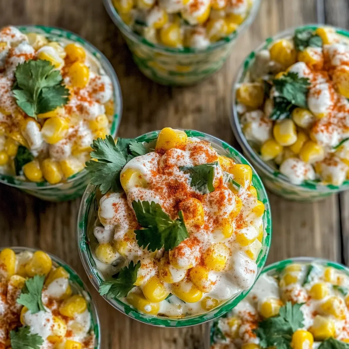 Mexican Street Corn Salad Cups