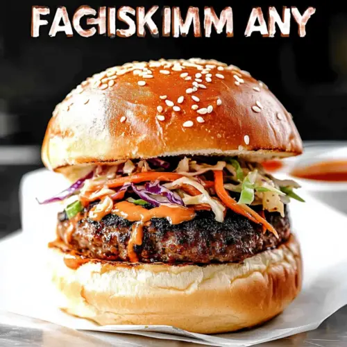 Juicy Asian Burger with Hoisin Ketchup & Garlic Chili Mayo 10 Asian Burger with Hoisin Ketchup & Garlic Chili Mayo