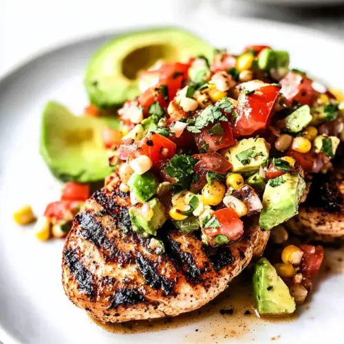 Fiesta Lime Chicken Recipe with Avocado